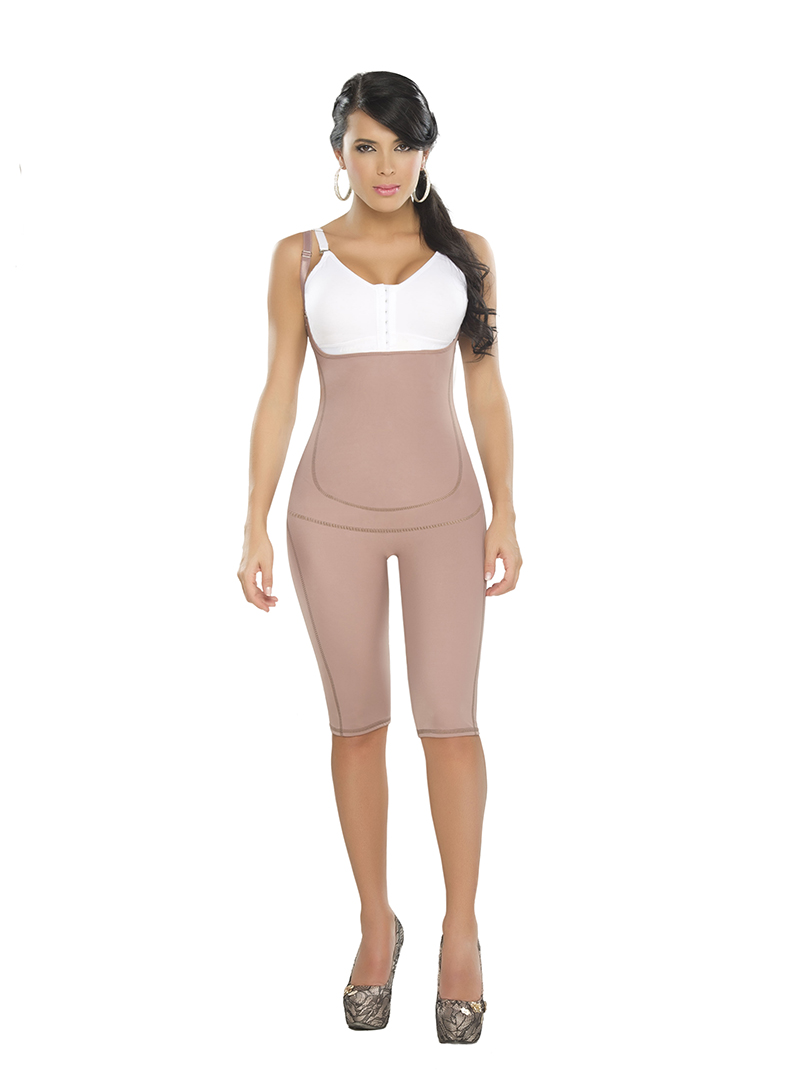 Body Girdle W/Suspenders to the Knee, Medium Compression (11084) -  Catherines Fashion